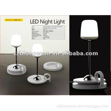 2012 chinese hottest led battery desk lamp with bedside lamp